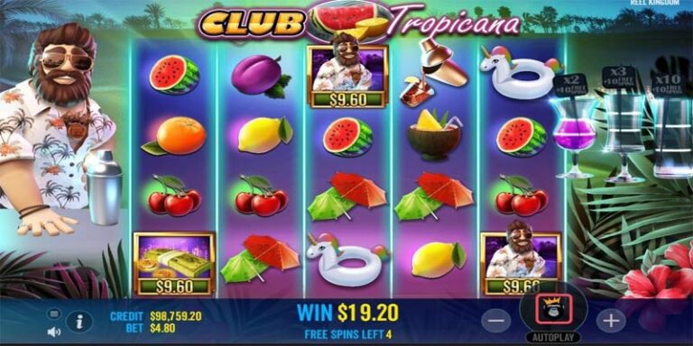 Tips for Playing Club Tropicana Happy Hour Slot